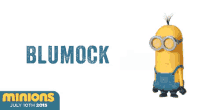 Blumock GIF - Blumock Minions Annoyed GIFs