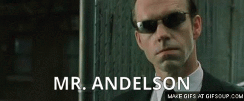 The Matrix Mr Anderson GIFs | Tenor