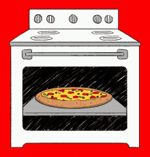 Pizza In Oven GIF - Oven Pizza Pizza In Oven GIFs