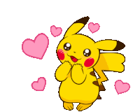 Pikachu Love Sticker - Pikachu Love Stickers