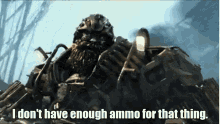 Transformers Hound GIF - Transformers Hound I Dont Have Enough Ammo For That Thing GIFs