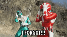 I Forgot!!! - Power Rangers GIF - Forgot I Forgot Power Rangers GIFs