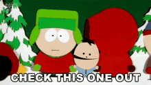 Check This One Out Kyle Broflovski GIF - Check This One Out Kyle Broflovski Eric Cartman GIFs