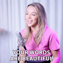 Youre Words Are Beautiful Emma Heesters GIF - Youre Words Are Beautiful Emma Heesters Makhna Song GIFs