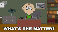 Whats The Matter Mr Mackey GIF - Whats The Matter Mr Mackey South Park GIFs