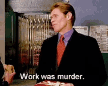 Norman Osborn Work Was Murder GIF - Norman Osborn Work Was Murder Busy At Work GIFs