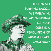 Cesar Chavez Cesar Chavez Day GIF - Cesar Chavez Cesar Chavez Day Theres No Turning Back GIFs
