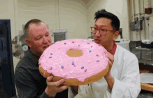 Hungry Bite GIF - Hungry Bite Giant Donut GIFs