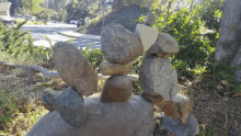 rocks stones cairns rockpile