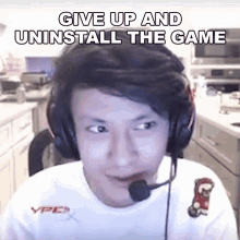 Give Up And Uninstall The Game Zekken GIF - Give Up And Uninstall The Game Zekken Dont Play This Game GIFs