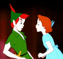 Peter Pan Wendy GIF - Peter Pan Wendy Tinkerbell GIFs