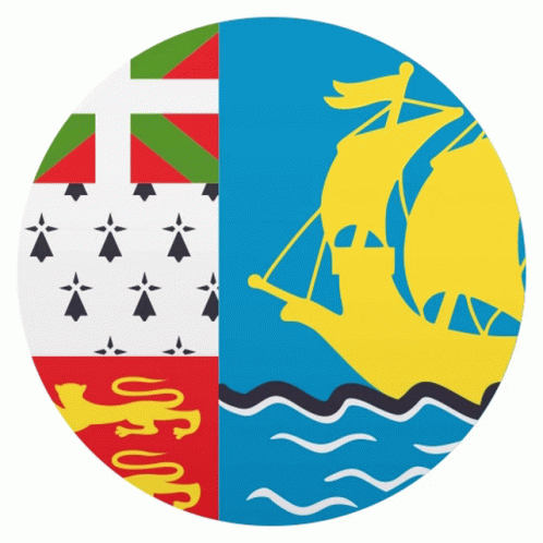Pierre & Miquelon Flagge Fahne 8 x 5 cm Autoaufkleber Sticker Aufkleber St 
