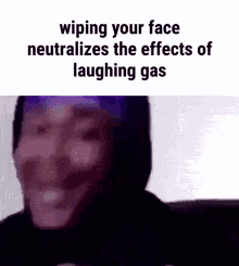 Wiping Your Face Neutralizes GIF - Wiping Your Face Neutralizes Effects Of Laughing Gas GIFs