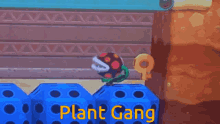 plant gang piranha plants video game nintendo