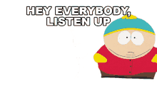 hey everybody listen up eric cartman south park fat butt and pancake head s7e5
