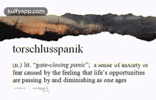 Torschlusspanik(N.) Lit. "Gate-closing Panic"; A Sense Of Anxiety Orfear Caused By The Feeling That Life'S Opportunitiesare Passing By And Diminishing As One Agesaman Ord.Gif GIF - Torschlusspanik(N.) Lit. "Gate-closing Panic"; A Sense Of Anxiety Orfear Caused By The Feeling That Life'S Opportunitiesare Passing By And Diminishing As One Agesaman Ord German We Invented-angst GIFs