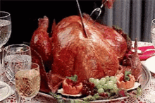 Happy Thanksgiving Gobble GIF - Happy Thanksgiving Gobble Food GIFs