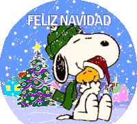 Feliz Navidad Snoopy Sticker - Feliz Navidad Snoopy Stickers