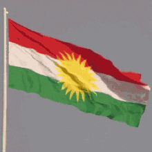 Kurdish Flag Kurds GIF - Kurdish Flag Kurds Flag GIFs