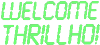 Welcome Thrillho Text Sticker - Welcome Thrillho Thrillho Welcome Stickers
