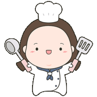 Little Chef Baby Sticker - Little Chef Baby Girl Stickers
