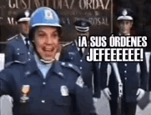 Cantinflas Policia GIF - A Sus Ordenes Jefe Patron GIFs