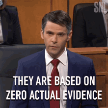 they are based on actual zero evidence matt hall saturday night live michigan hearings cold open they are based on nothing