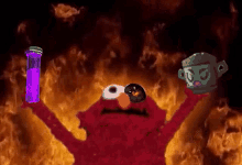 Hellmo Elmo GIF - Hellmo Elmo Fire GIFs