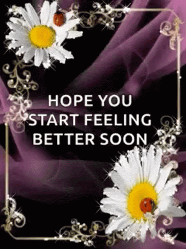 Hope You Start Feeling Better Get Well GIF - Hope You Start Feeling Better Get Well Sparkle GIFs