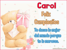 carol feliz cumpleanos happy birthday wishes birthday