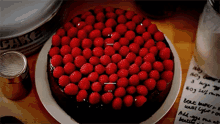 abertura vinheta torta frutas vermelhas red berries