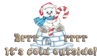 Brr Its Cold Outside Sticker - Brr Its Cold Outside Candy Cane Stickers