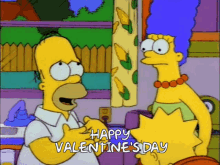 The Simpsons Happy Valentines Day GIF - The Simpsons Happy Valentines Day Valentines Day GIFs