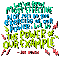 Weve Been Most Effective Exercise Of Our Power Sticker - Weve Been Most Effective Exercise Of Our Power Power Stickers