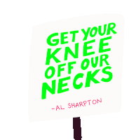 Moveon Get Your Knee Off Our Necks Sticker - Moveon Get Your Knee Off Our Necks Protest Stickers