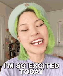 Im So Excited Today Goldie Chan GIF - Im So Excited Today Goldie Chan I Feel Very Excited Today GIFs