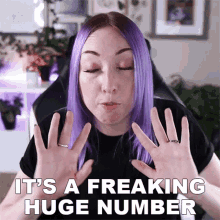 Its A Freaking Huge Number Ashni GIF - Its A Freaking Huge Number Ashni Huge Numbers GIFs