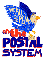 Moveon We All Depend On The Postal System Sticker - Moveon We All Depend On The Postal System Usps Stickers