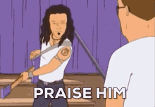 King Of The Hill Praise Him GIF - King Of The Hill Praise Him God GIFs