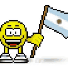 Vamos Argentina White Flag Emoji GIF - Vamos Argentina White Flag Emoji GIFs