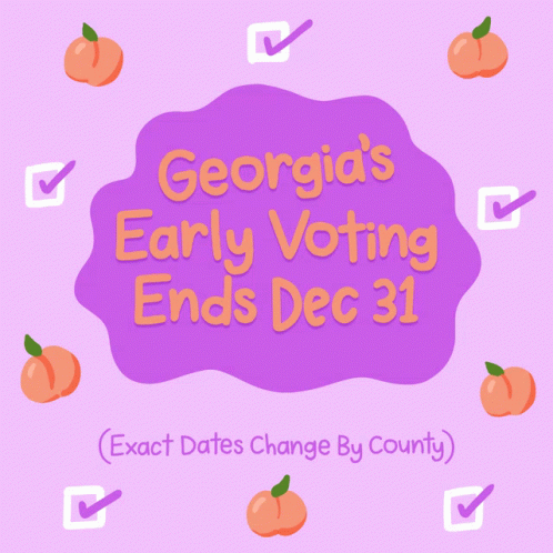 Georgia Statewide Voting Dec31 GIF - Georgia Statewide Voting Dec31 Vote Early GIFs