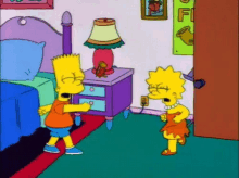 Fight Simpsons GIF - Fight Simpsons Punch GIFs