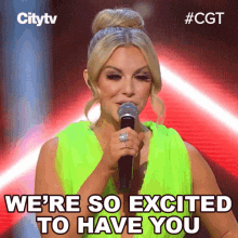 Were So Excited To Have You Lindsay Ell GIF - Were So Excited To Have You Lindsay Ell Canadas Got Talent GIFs