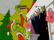 Grinch Cartoon GIF - Grinch Cartoon Nail GIFs