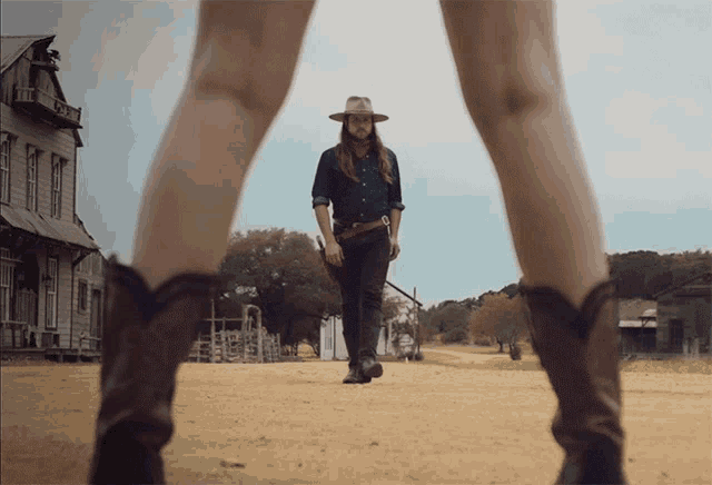 Cowboy Stand Off GIF.
