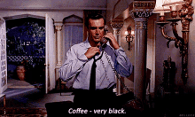 Sean Connery James Bond GIF - Sean Connery James Bond Coffee GIFs