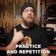 Practice And Repetition Ryan Fluff Bruce GIF - Practice And Repetition Ryan Fluff Bruce Riffs Beards And Gear GIFs
