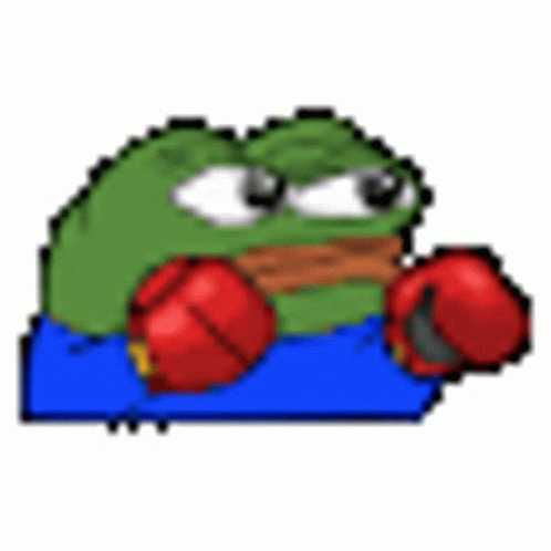 Pepe Fighting Boxing Sticker - Pepe Fighting Pepe Fight Pepe - Discover &  Share GIFs