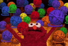 Hellmo Elmo GIF - Hellmo Elmo Yarn GIFs