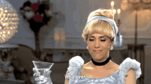 Whatever Cinderella GIF - Whatever Cinderella Real Housewives Of Disney GIFs